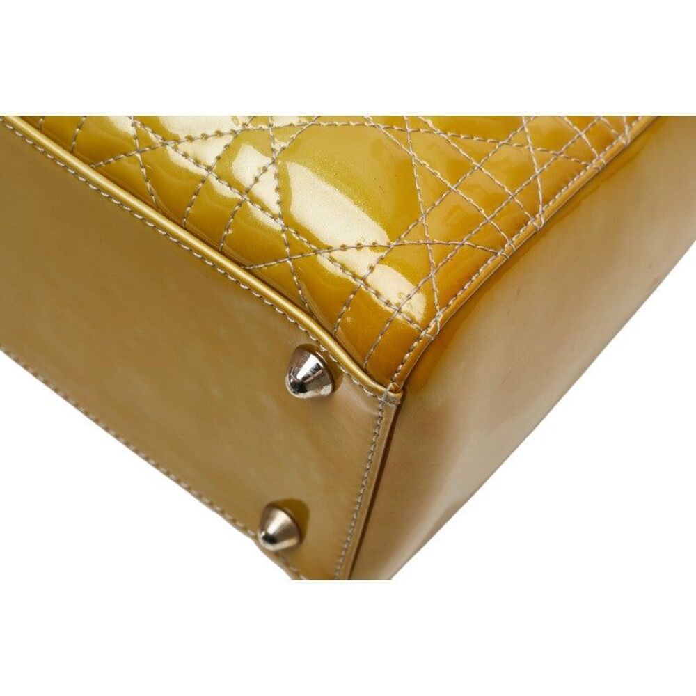 Christian Dior Lady Dior Cannage Patent Leather 2way Bag - Picture 5 of 10